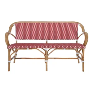 mobiliario-contract-sofa rattan isona rojo 1